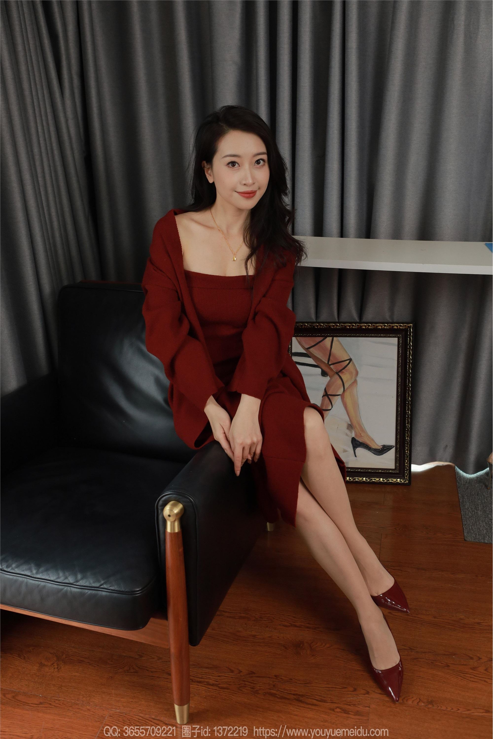 IESS异思趣向  2025.01.27 丝享家 1961 小婕《红色针织裙（上）》